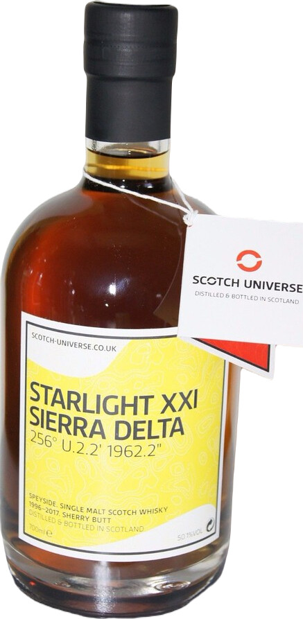 Scotch Universe Starlight XXI Sierra Delta 256 U.2.2 1962.2 Sherry Butt 50.1% 700ml