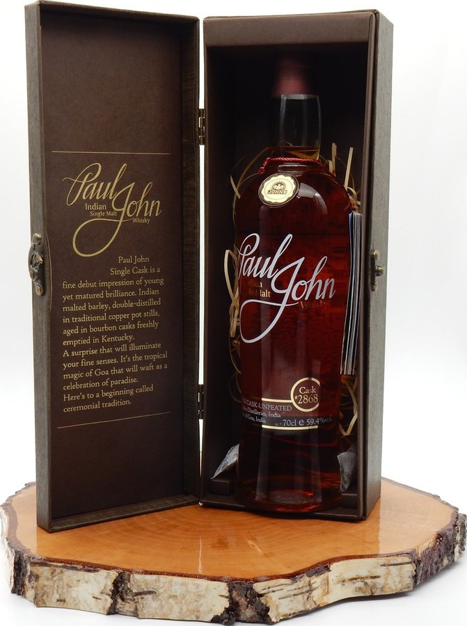 Paul John Single Cask Unpeated 1st Fill Bourbon #2868 Germany Exclusive 59.4% 700ml