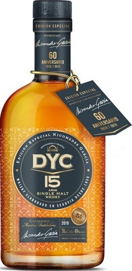 DYC 15yo Coleccion Maestros Destiladores 40% 700ml