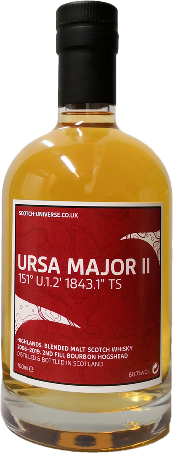Scotch Universe Ursa Major II 151 U.1.2 1843.1 TS 2nd Fill Bourbon Hogshead 60.7% 700ml