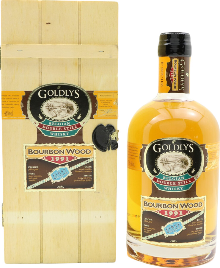 Goldlys 1991 Bourbon Wood 1st Release 46% 700ml