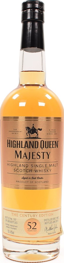 Highland Queen 52yo HQSW Majesty Highland Single Malt 40% 700ml
