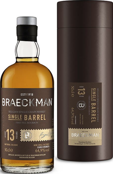Braeckman Distillers 13yo Single Barrel Cask Strength #101 64.9% 500ml