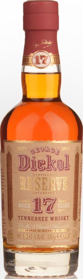 George Dickel 17yo Distillery Reserve Collection New American Oak Barrel 43.5% 375ml