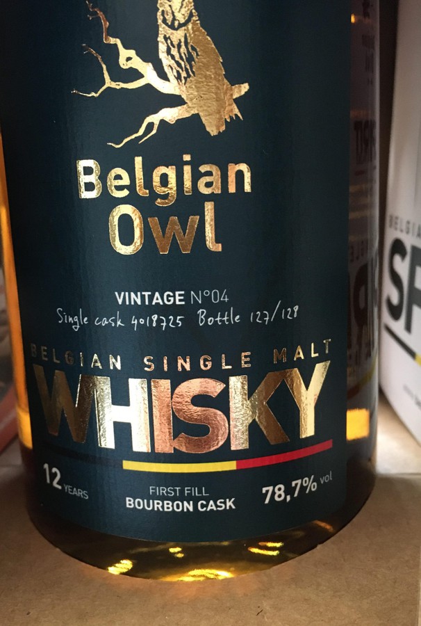 The Belgian Owl 12yo Vintage #04 1st Fill Bourbon Barrel #4018725 78.7% 500ml