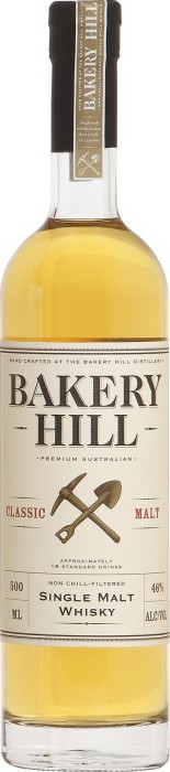 Bakery Hill Classic Malt Refill Bourbon Barrel 46% 500ml