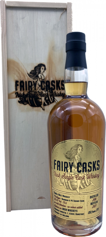 Fairy Casks 2016 IW Irish Single Cask Whisky 59.5% 700ml