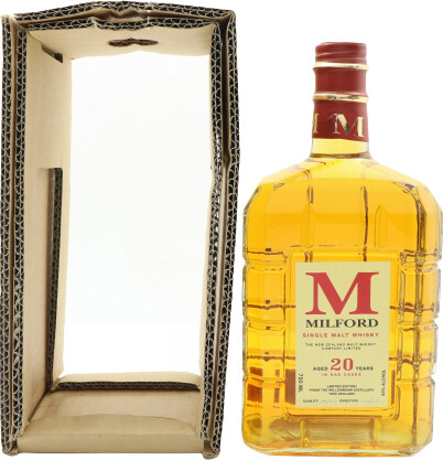 Milford 20yo Limited Edition from the Willowbank Distillery Oak Casks 43% 750ml