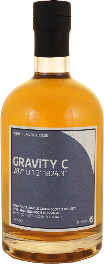 Scotch Universe Gravity C 287 U.1.2 1824.3 Refill Bourbon Hogshead 51.5% 700ml