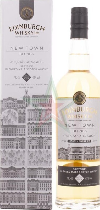 New Town Blends The Advocates Batch EWL Lightly Sherried Limited Edition 43% 700ml