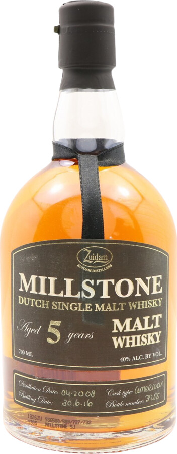 Millstone 2008 Malt Whisky 5yo American Oak Barrels 40% 700ml