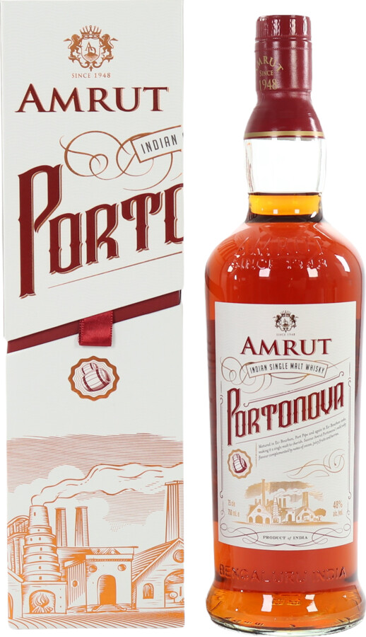Amrut Portonova Indian Single Malt Whisky Batch 02 Travel Retail Exclusive 48% 750ml