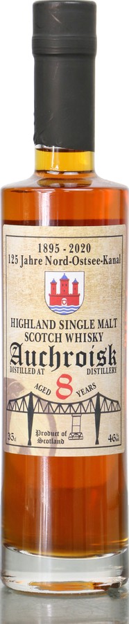 Auchroisk 2010 KW 125 years Nord-Ostsee-Kanal PX Sherry Butt Finish #501 46% 350ml