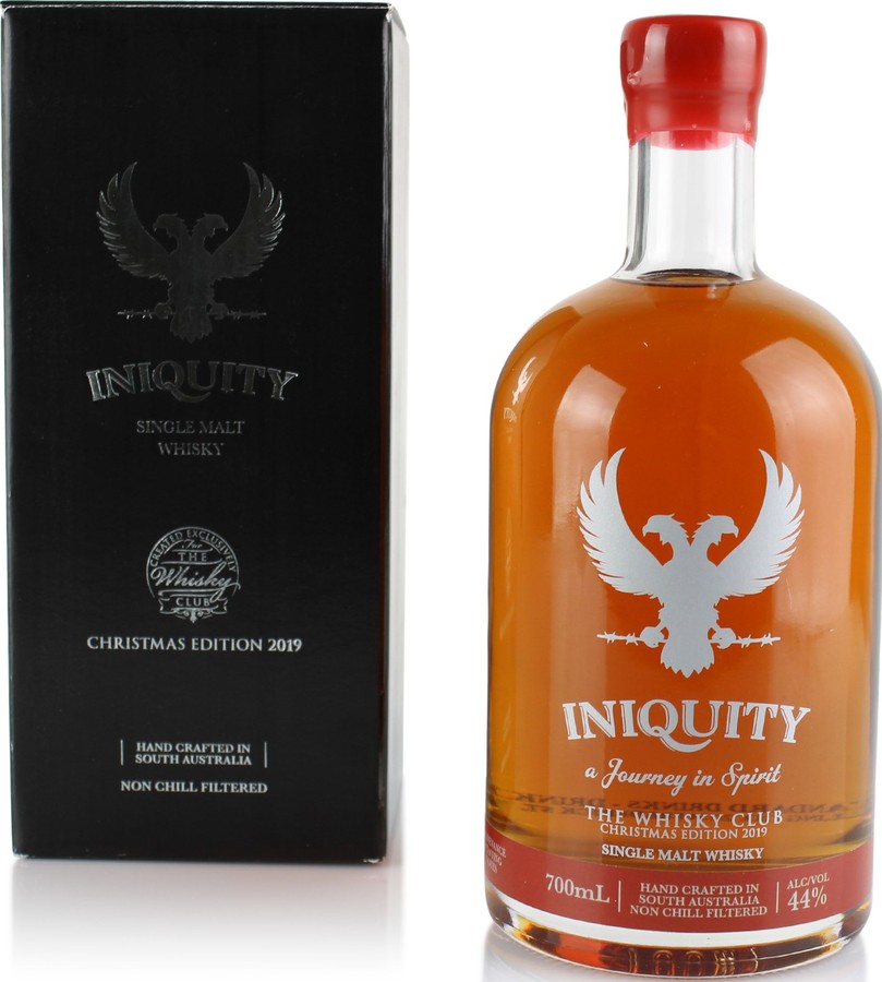 Iniquity The Whisky Club Christmas Edition 2019 44% 700ml