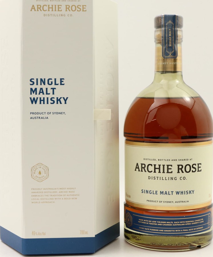 Archie Rose Single Malt Whisky 2nd Batch 46% 700ml