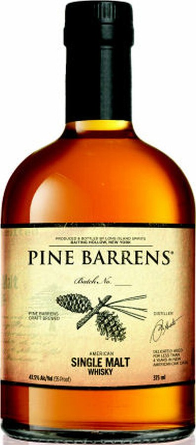Pine Barrens American Single Malt Whisky Batch 1 47.5% 375ml