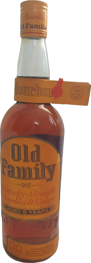 Old Family 5yo Kentucky Straight Bourbon Whisky New American Oak Barrel 43% 700ml