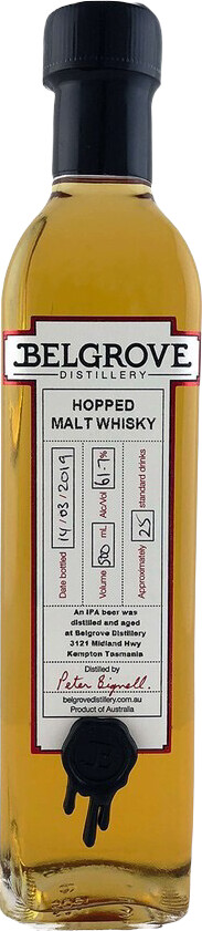 Belgrove Hopped Malt Whisky 61.7% 500ml