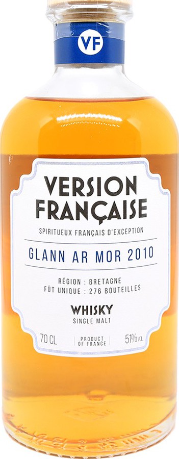 Glann ar Mor 2010 LMDW Version Francaise Bourbon Cask #16132 51% 700ml