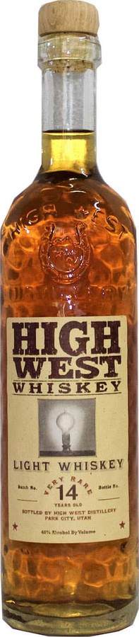 High West 14yo Light Whisky Second Fill Barrels 46% 750ml