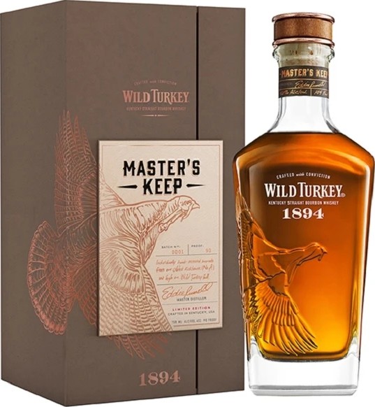 Wild Turkey Master's Keep 1894 Edition Kentucky Straight Bourbon Whisky American Oak Batch 0001 45% 750ml