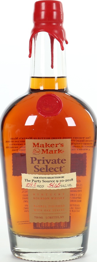 Maker's Mark Private Select Codex Redux New American Oak Barrel 54.65% 750ml