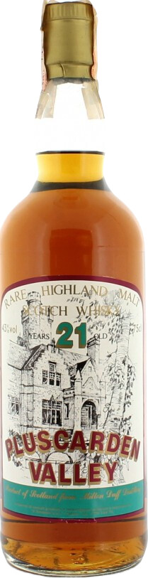 Miltonduff 21yo Ses Pluscarden Valley Rare Highland Malt Scotch Whisky 43% 750ml