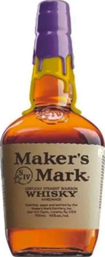 Maker's Mark Purple Gold Wax American Oak Louisiana State University 45% 750ml