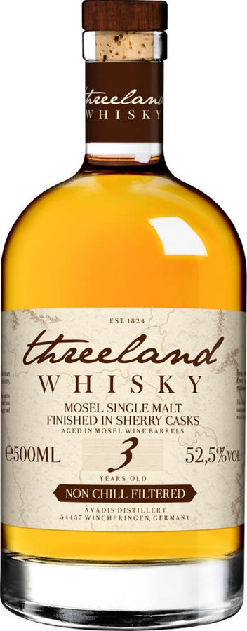 Threeland 2012 Sherry Wood Finish 52.5% 500ml