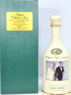 Pointers Royal Celebration Decanter Charles & Camilla Collector Series 43% 700ml