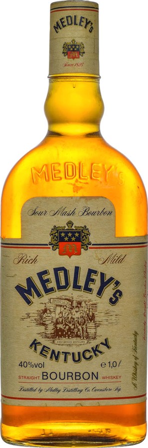 Medley's Straight Bourbon Whisky White Label 40% 1000ml
