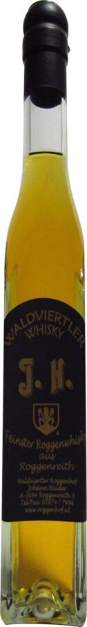 Waldviertler Whisky J.H. Original Rye-Whisky 41% 350ml
