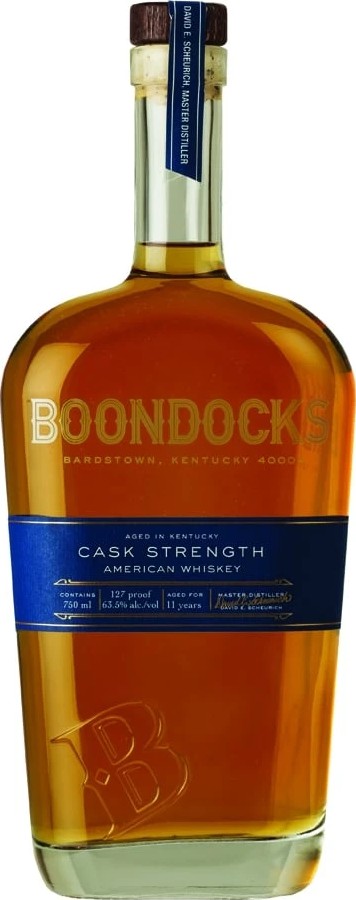 Boondocks 11yo Cask Strength New American Oak Barrel 63.5% 750ml
