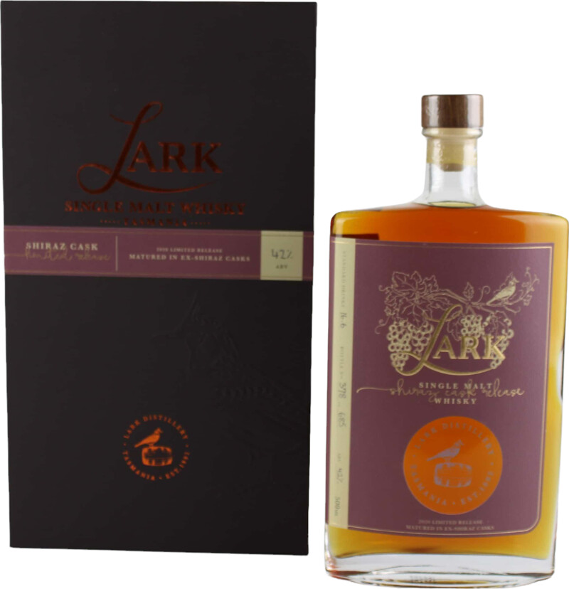 Lark Shiraz Cask Release Limited Release Ex-Shiraz Casks 42% 500ml