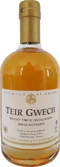 Glann year Mor Teir Gwech Bourbon 46% 500ml