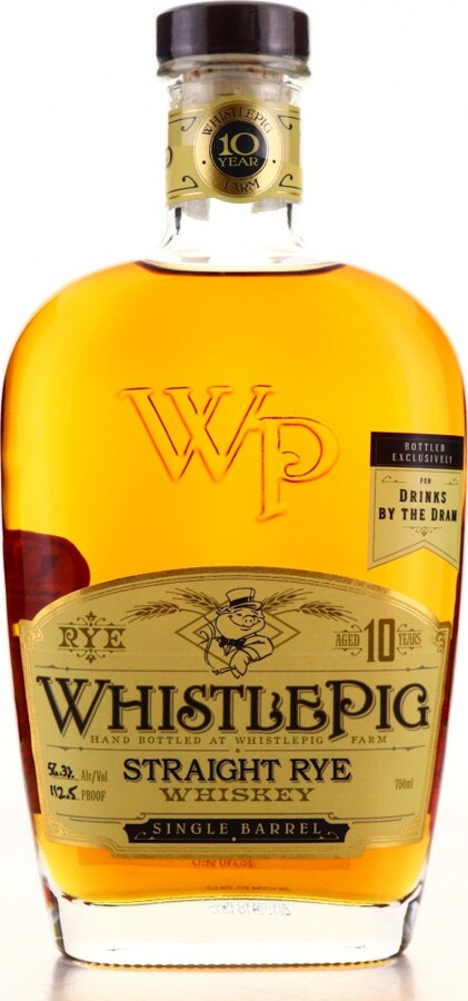WhistlePig 10yo Drinks by the Dram Exclusive 56.3% 750ml
