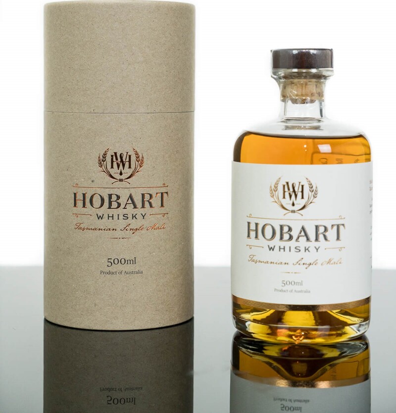 Hobart Whisky Tasmanian Single Malt 1st Release American Oak Ex-Bourbon Cask 18-001 48.8% 500ml