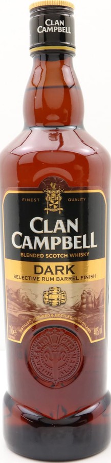 Clan Campbell Dark Blended Scotch Whisky Ricard SAS 40% 700ml