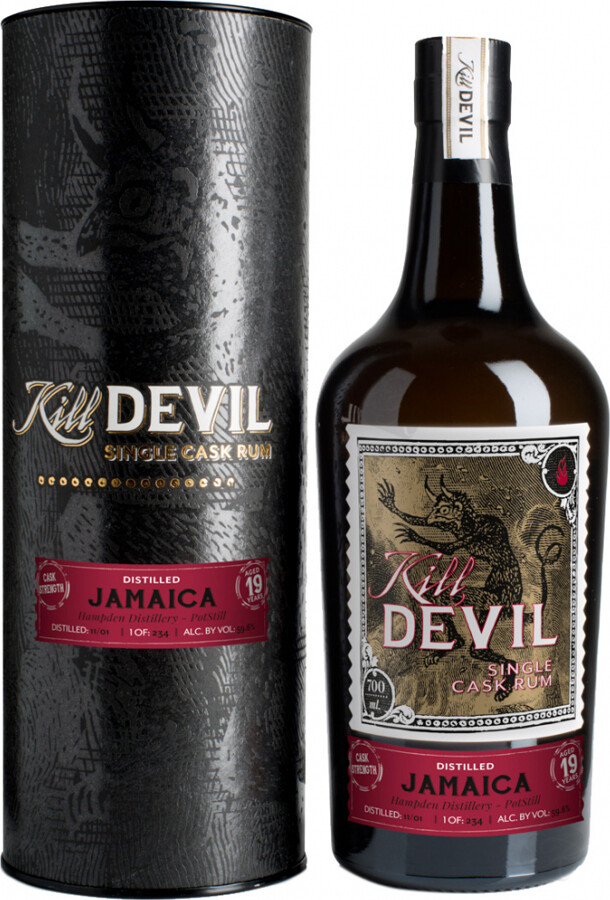 Kill Devil 2001 Jamaica Hampden Pot Still Single Cask 19yo 59.6% 700ml
