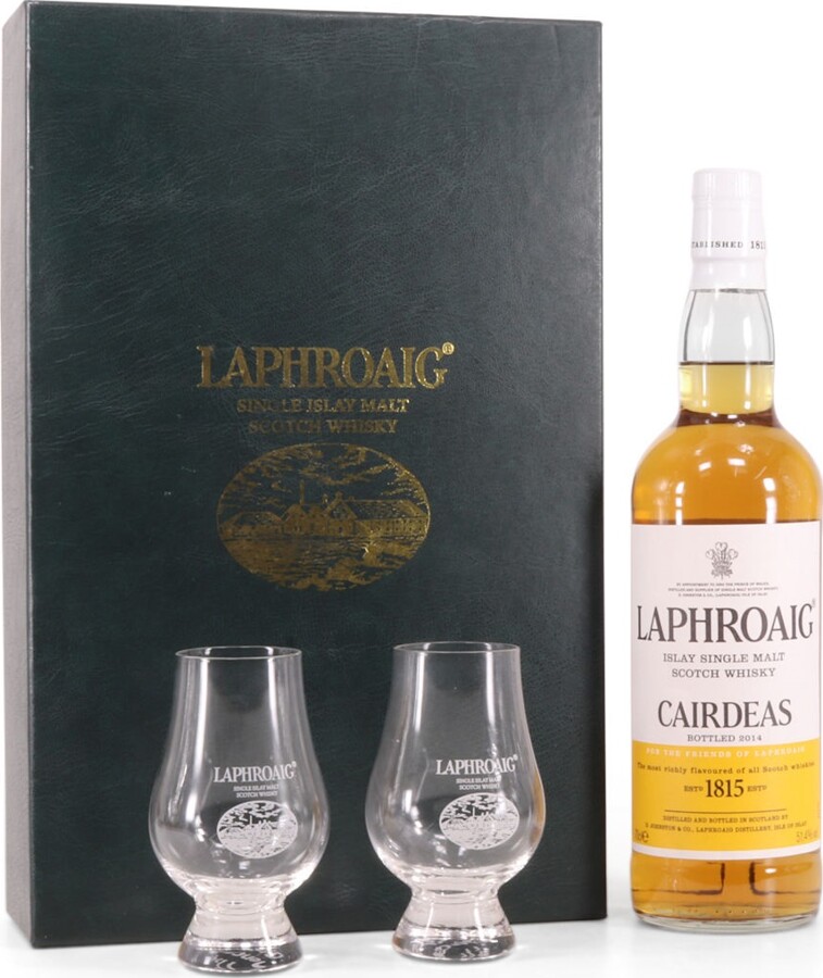 Laphroaig Cairdeas Feis Ile 2014 Giftbox With Glasses 51.4% 700ml