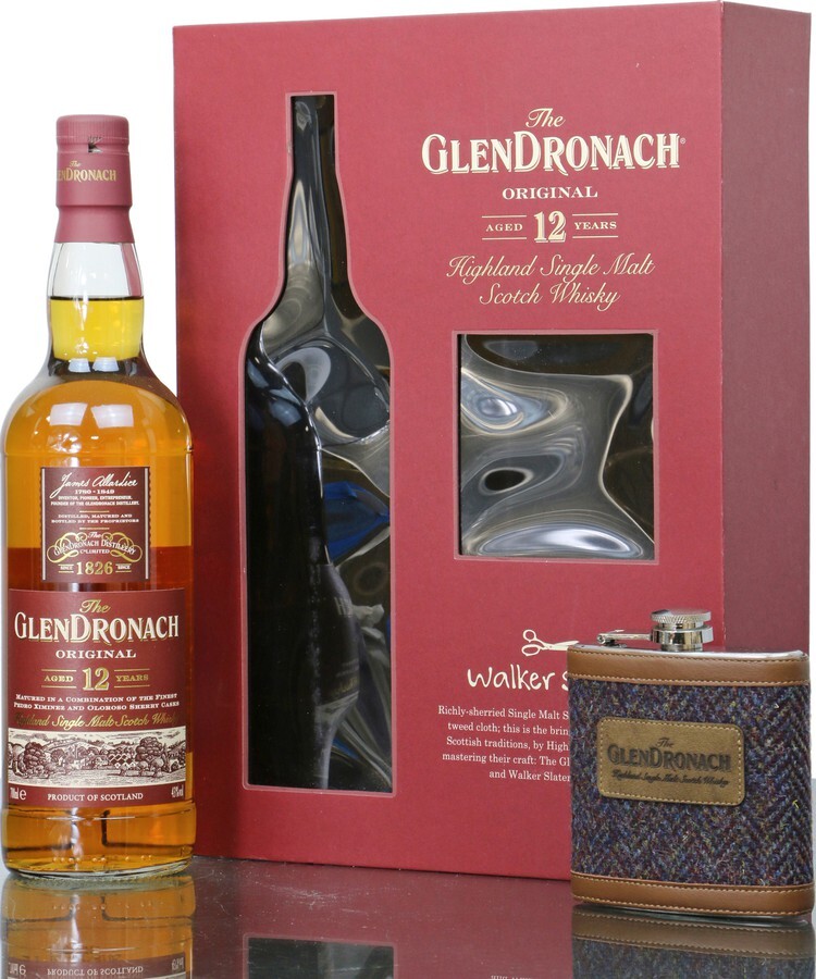 Glendronach Original Giftbox With Flask 12yo 43% 700ml