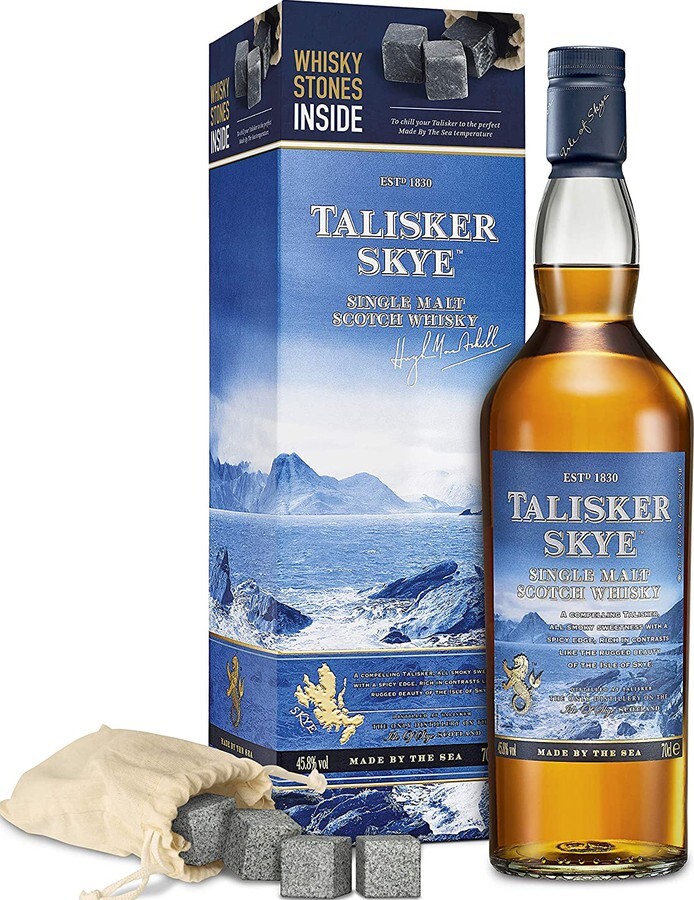 Talisker Skye Giftbox with Stones 45.8% 700ml