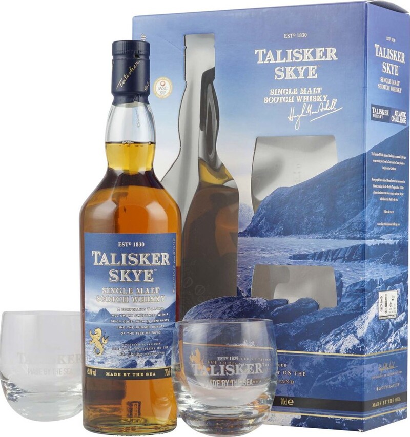 Talisker Skye Giftbox with Glasses 45.8% 700ml