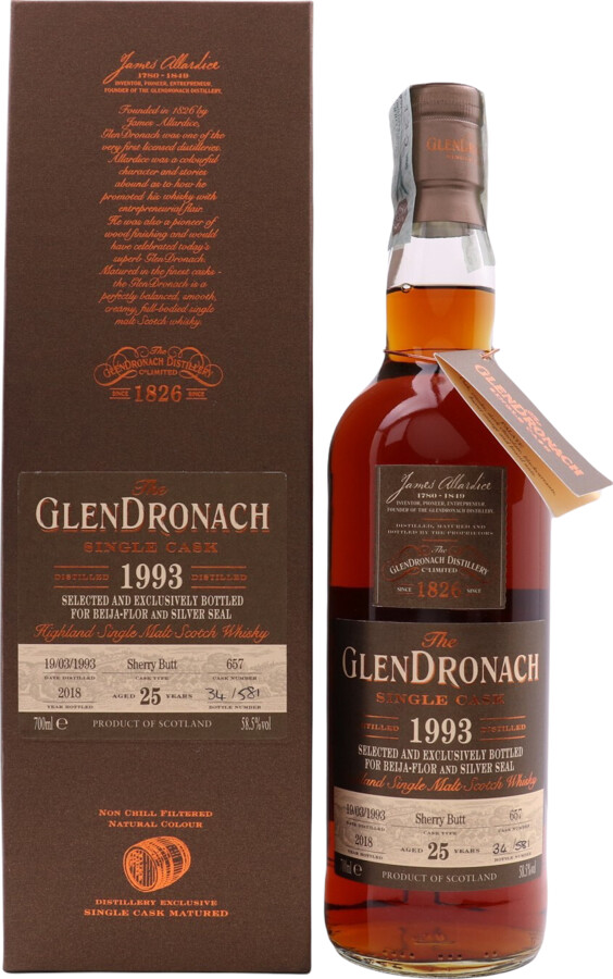 Glendronach 1993 Single Cask Sherry Butt 25yo 58.5% 700ml