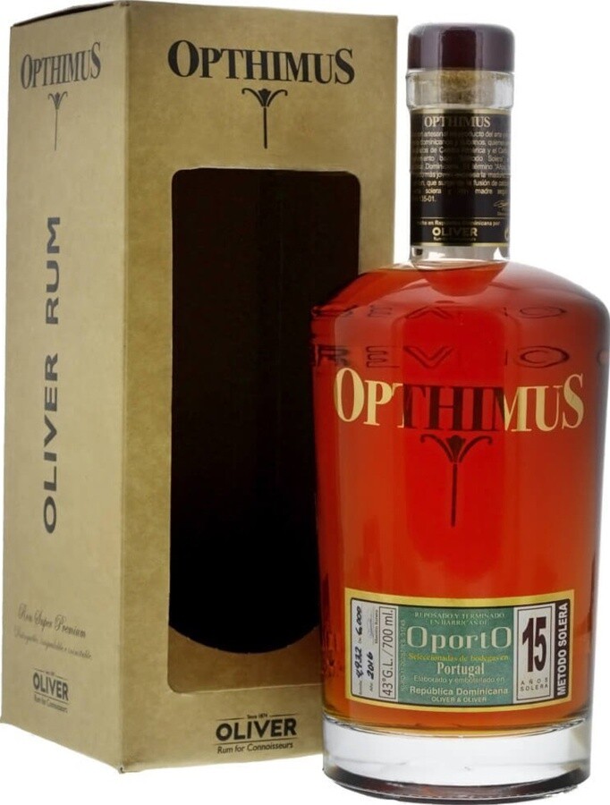 Opthimus Oporto Portugal Edition 2016 15yo 43% 700ml