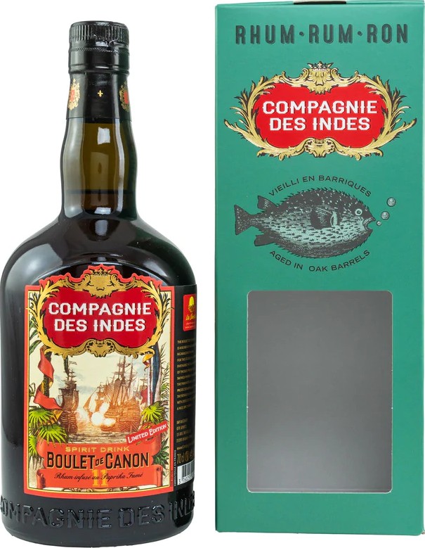 Compagnie des Indes Boulet De Canon No.11 Smoked Paprika Infused 46% 700ml