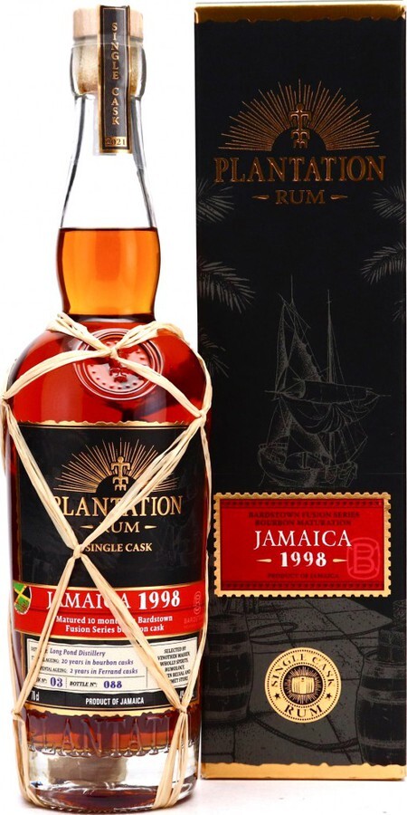 Plantation 1998 Jamaica Single Cask No.3 Especially Selected by Vinothek Massen Wholly Spirits Rumology Cavavin Belval and Gourmet Store 49.4% 700ml