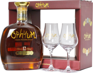 Ophyum Grand Premiere Giftbox With Glasses 12yo 40% 700ml