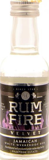 Velier Hampden Estate Rum Fire Jamaican White Overproof 63% 50ml