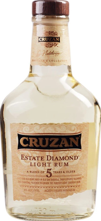 Cruzan Estate Diamond Light 5yo 40% 750ml